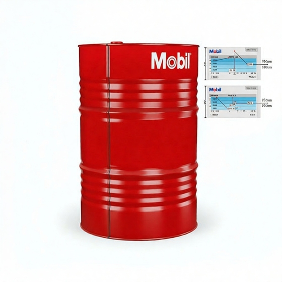 Масло для циркуляционных систем Mobil Glygoyle, 208л, синтетика
