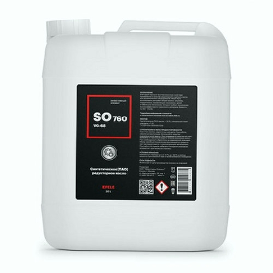 Редукторное масло Efele SO-760 VG68, 20 л, синтетика