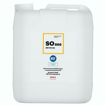 Редукторное масло Efele SO-866 VG68, 20 л, синтетика