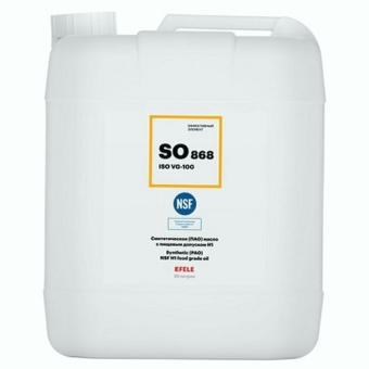 Редукторное масло Efele SO-868 VG100, 20 л, синтетика