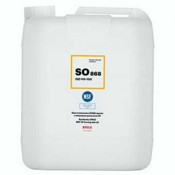Редукторное масло Efele SO-868 VG100, 5 л, синтетика