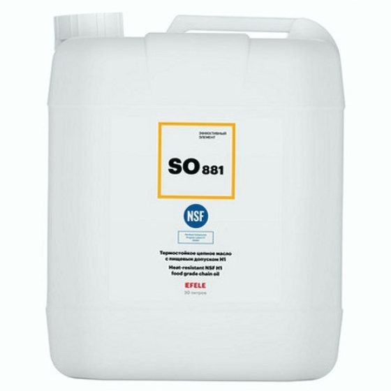 Цепное масло Efele SO-881, 20 л, синтетика
