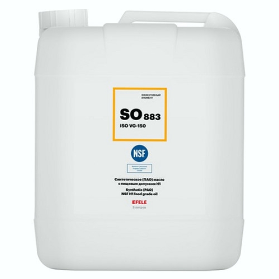 Редукторное масло Efele SO-883 VG150, 5 л, синтетика