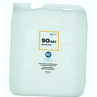 Редукторное масло Efele SO-887 VG320, 5 л, синтетика