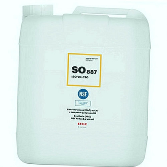 Редукторное масло Efele SO-887 VG320, 5 л, синтетика