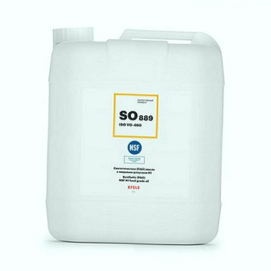 Редукторное масло Efele SO-889 VG460, 5 л, синтетика