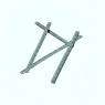 Футшток складной, 5000 мм
