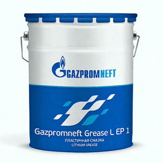 Пластичная смазка Gazpromneft Grease L EP 1, NLGI 1, 18 кг, минеральное