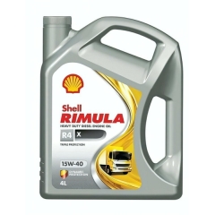 Дизельное моторное масло SHELL Rimula 15W-40, 4 л, минеральное