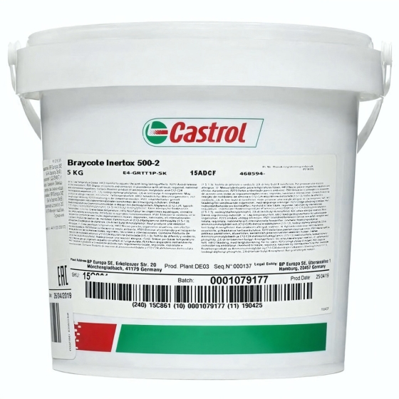 Смазочно-охлаждающая жидкость Castrol Braycote Inertox 6 кг, синтетика