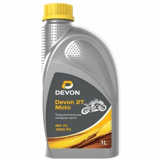 Моторное масло Devon 2T Moto, 4 л, синтетика