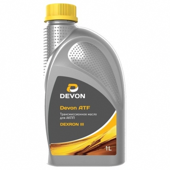 Трансмиссионное масло Devon ATF Dexron III, 4 л, синтетика