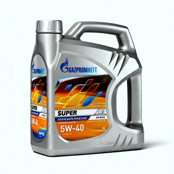 Моторное масло Gazpromneft Super, 5W-40, 50 л, синтетика