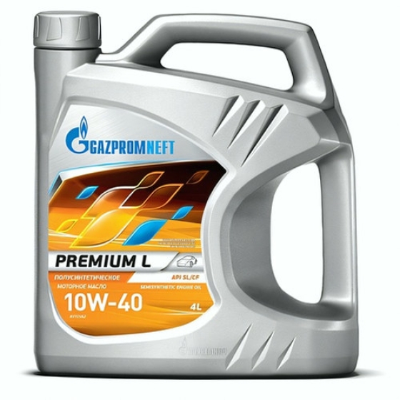 Моторное масло Gazpromneft Premium L, 10W-40, 50 л, полусинтетика