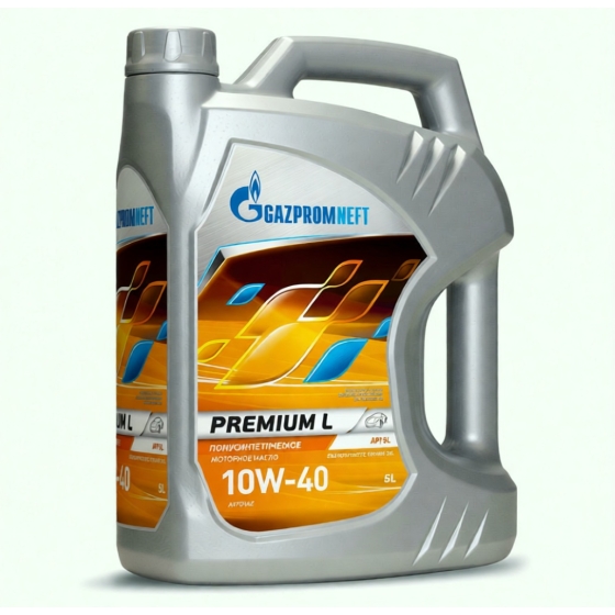 Моторное масло Gazpromneft Premium L, 10W-40, 5 л, синтетика