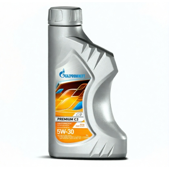 Моторное масло Gazpromneft Premium C3, 5W-30, 1 л, синтетика
