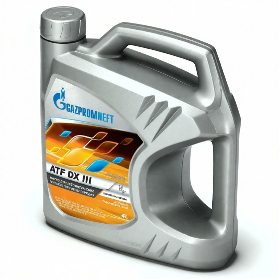 Трансмиссионное масло Gazpromneft ATF DX III, 4 л, полусинтетика