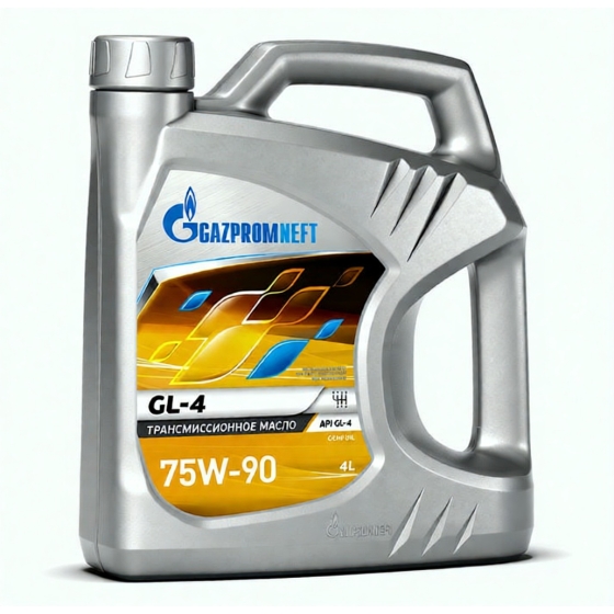 Трансмиссионное масло Gazpromneft GL-4, 75W-90, 4 л, полусинтетика