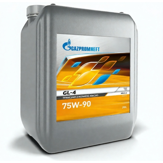 Трансмиссионное масло Gazpromneft GL-4, 75W-90, 20 л, полусинтетика