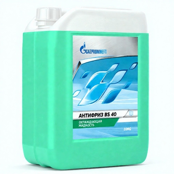Охлаждающая жидкость Gazpromneft Antifreeze BS 40, 10 кг, этиленгликоль