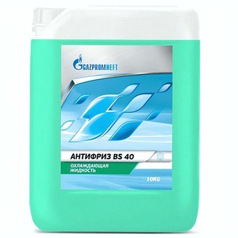 Охлаждающая жидкость Gazpromneft Antifreeze BS 40, 10 кг, этиленгликоль