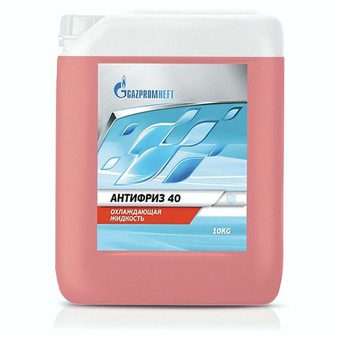 Охлаждающая жидкость Gazpromneft Antifreeze 40, 10 кг, этиленгликоль