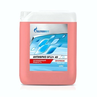Охлаждающая жидкость Gazpromneft Antifreeze SF12+, 10 кг, этиленгликоль