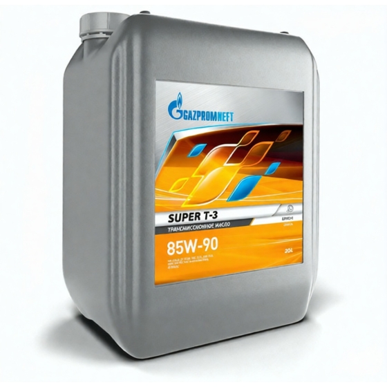 Трансмиссионное масло Gazpromneft Super T-3, 85W-90, 20 л, минеральное