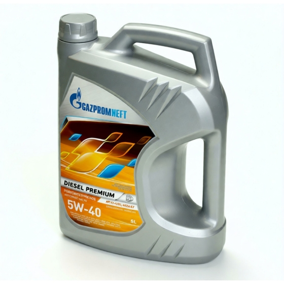 Грузовое масло Gazpromneft Diesel Premium, 5W-40, 5 л, синтетика