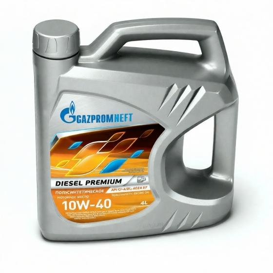 Грузовое масло Gazpromneft Diesel Premium, 10W-40, 4 л, полусинтетика