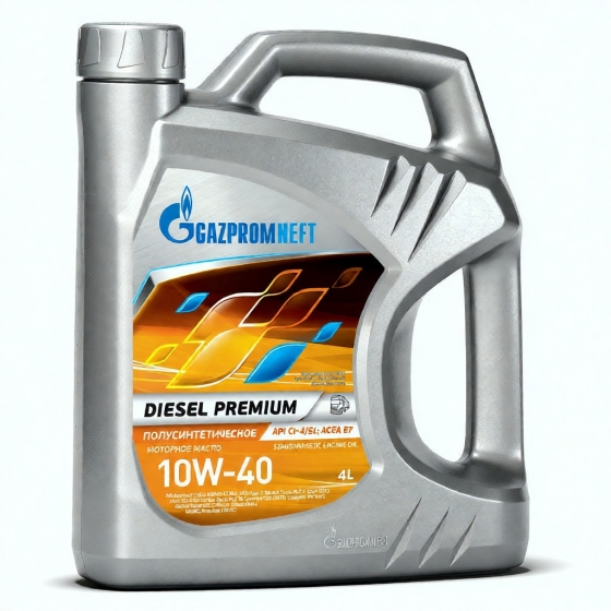 Грузовое масло Gazpromneft Diesel Premium, 10W-40, 4 л, полусинтетика