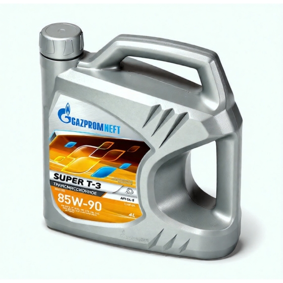 Трансмиссионное масло Gazpromneft Super T-3, 85W-90, 4 л, минеральное