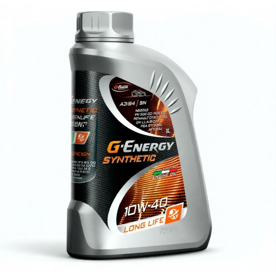 Моторное масло G-Energy Synthetic Long Life, 10W-40, 1 л, синтетика