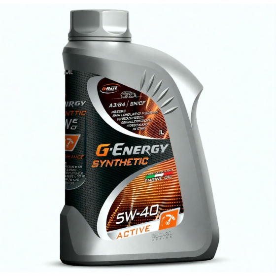 Моторное масло G-Energy Synthetic Active, 5W-40, 1 л, синтетика