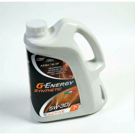 Моторное масло G-Energy Synthetic Active, 5W-40, 5 л, синтетика