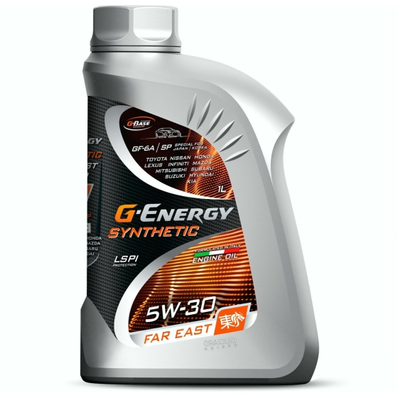 Моторное масло G-Energy Synthetic Far East, 5W-30, 1 л, синтетика