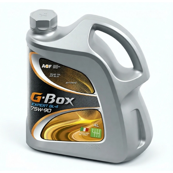 Трансмиссионное масло G-Energy G-Box Expert GL-4, 75W-90, 4 л, полусинтетика