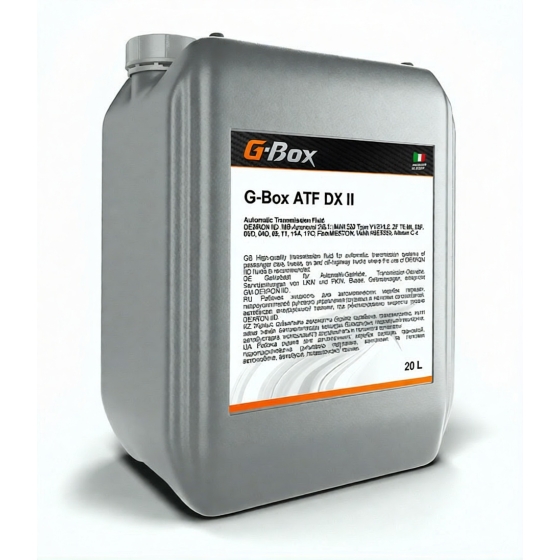 Трансмиссионное масло G-Energy G-Box ATF DX II, 20 л, полусинтетика