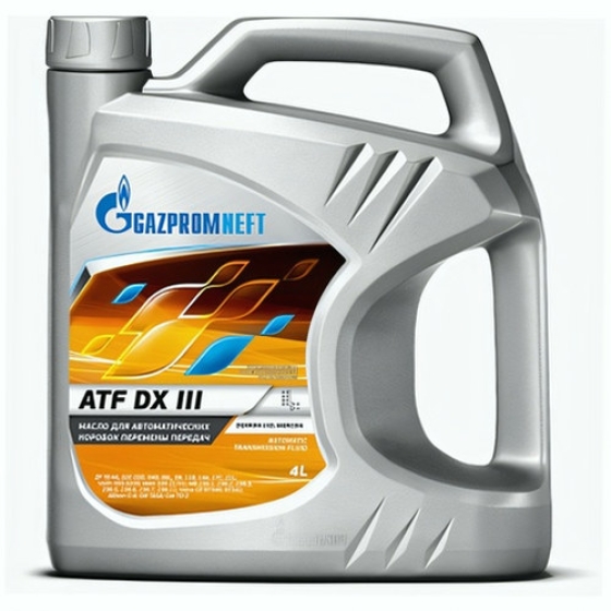 Трансмиссионное масло Gazpromneft ATF DX III, 7.5, 4 л, синтетика
