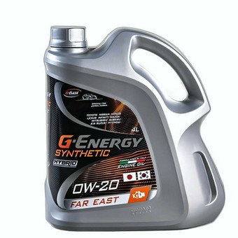 Моторное масло G-Energy Synthetic Far East, 0W-20, 4 л, синтетика