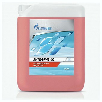Охлаждающая жидкость Gazpromneft Antifreeze 40, 20 кг, этиленгликоль