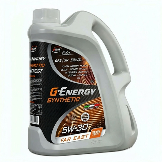 Моторное масло G-Energy Synthetic Far East, 5W-30, 5 л, синтетика