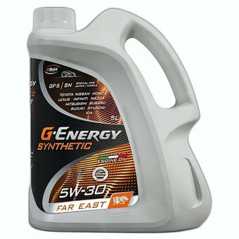 Моторное масло G-Energy Synthetic Far East, 5W-30, 5 л, синтетика