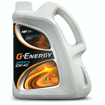 Моторное масло G-Energy Expert G, 10W-40, 5 л, полусинтетика