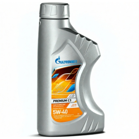 Моторное масло Gazpromneft Premium C3, 5W-40, 1 л, синтетика