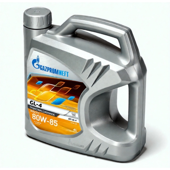 Трансмиссионное масло Gazpromneft GL-4, 80W-85, 4 л, полусинтетика