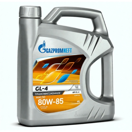Трансмиссионное масло Gazpromneft GL-4, 80W-85, 4 л, полусинтетика