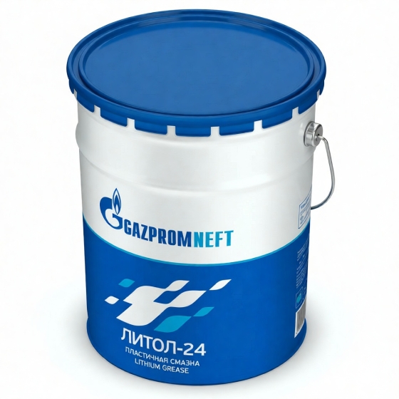 Смазка Gazpromneft ЛИТОЛ-24, антифрикционная, 18 кг, минеральная