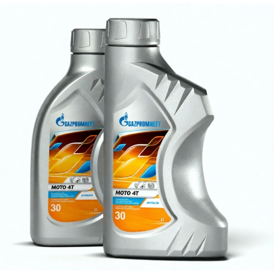 Моторное масло Gazpromneft Moto 4T, SAE 30, 1 л, минеральное