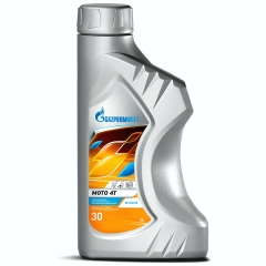 Моторное масло Gazpromneft Moto 4T, SAE 30, 1 л, минеральное